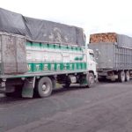11 vehículos retenidos en Tiwintza por presunto transporte ilegal de madera