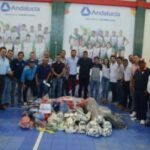 Ministro del Deporte, Sebastián Palacios cumple agenda en Manabí